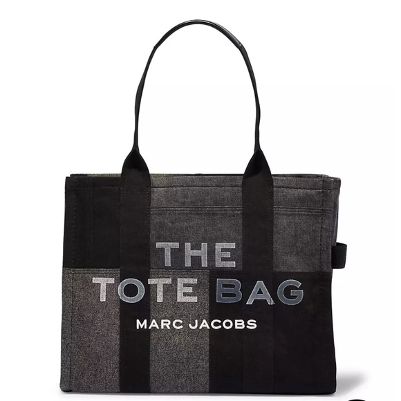 Marc Jacobs Handbags - Marc Jacobs Tote Bag Large Black Denim